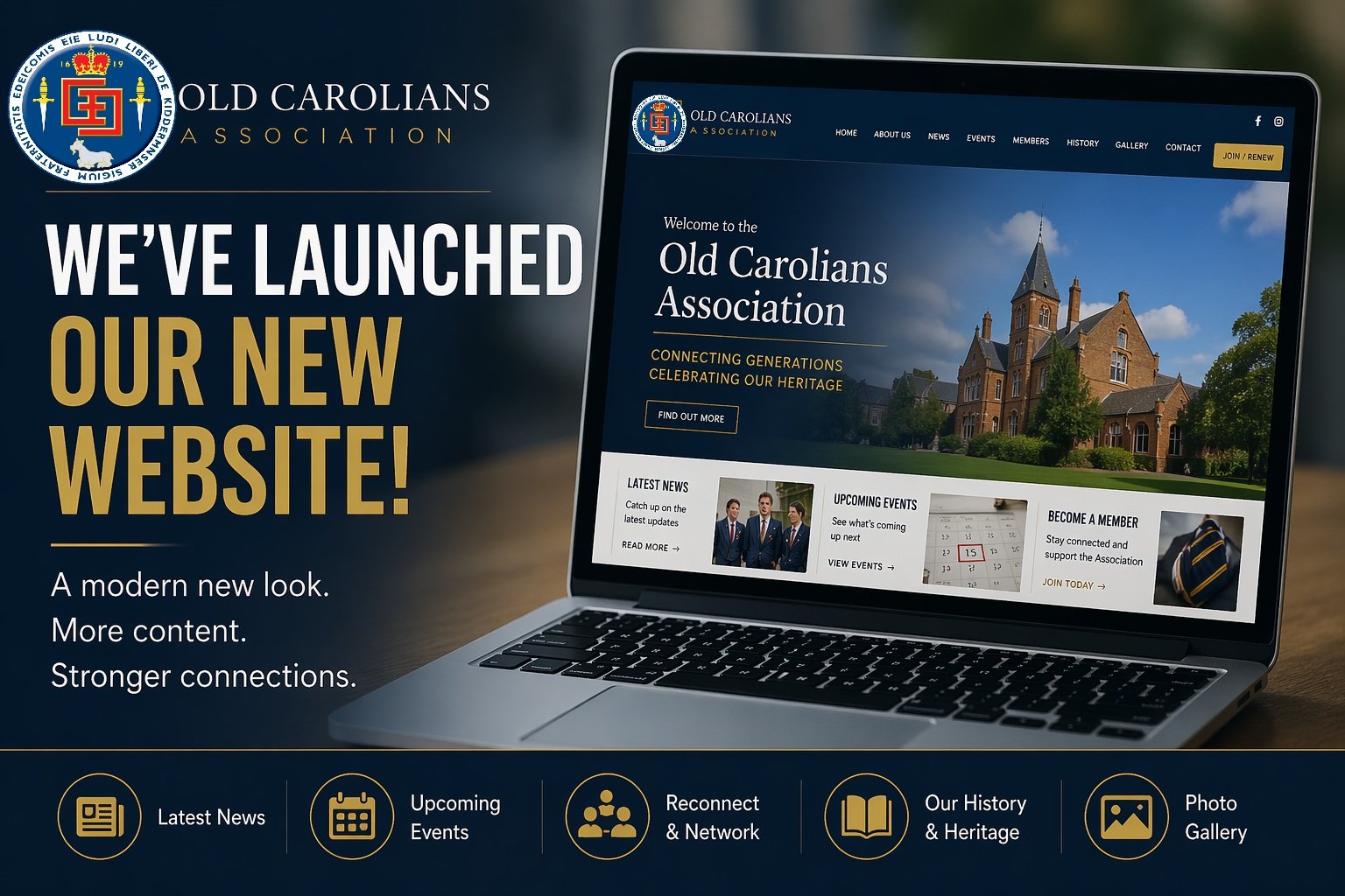 Welcome to the New Website